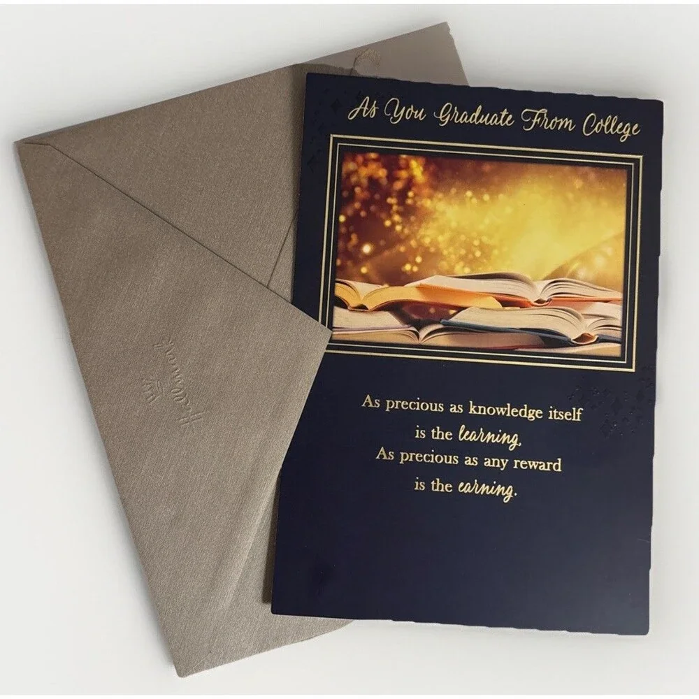 Hallmark Unused College Graduation Greeting Card Congratulations